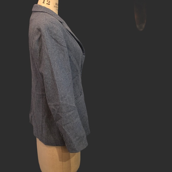 Vintage Pendleton oversized blazer gray wool women’s suit jacket - Picture 3 of 9